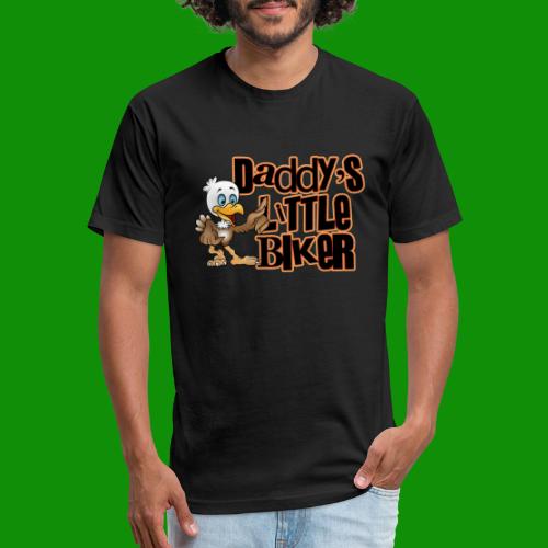 Daddy's Little Biker - Fitted Cotton/Poly T-Shirt by Next Level