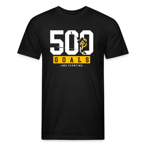500 Goals and Counting - Fitted Cotton/Poly T-Shirt by Next Level