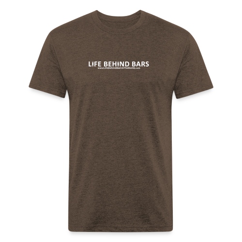 Life Behind Bars Logo - Fitted Cotton/Poly T-Shirt by Next Level