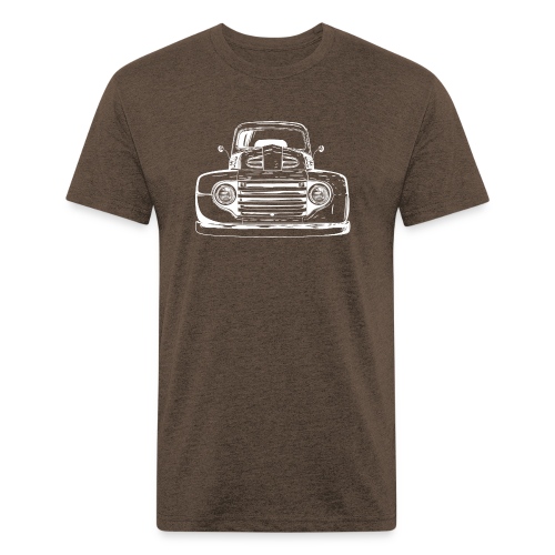 1949 Ford F1 Classic Truck Men's T-Shirt - Fitted Cotton/Poly T-Shirt by Next Level