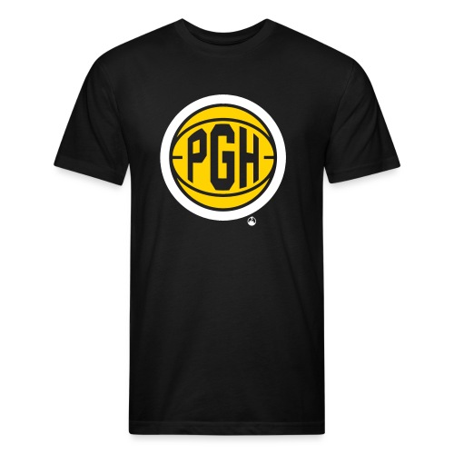 PGH_Basketball_v - Fitted Cotton/Poly T-Shirt by Next Level