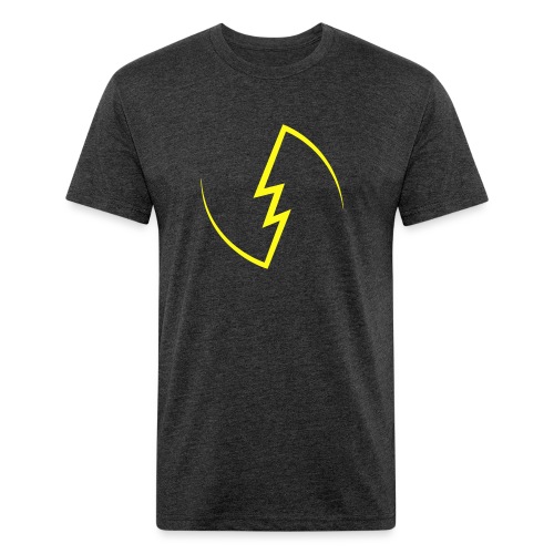 Electric Spark - Fitted Cotton/Poly T-Shirt by Next Level