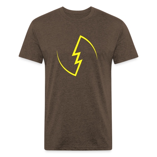 Electric Spark - Fitted Cotton/Poly T-Shirt by Next Level