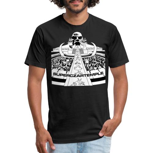 Super Czar Temple - Fitted Cotton/Poly T-Shirt by Next Level