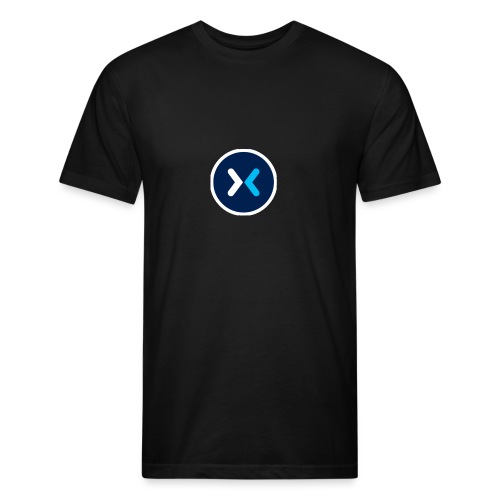 mixer symbol - Fitted Cotton/Poly T-Shirt by Next Level