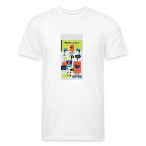 iphone5screenbots - Fitted Cotton/Poly T-Shirt by Next Level