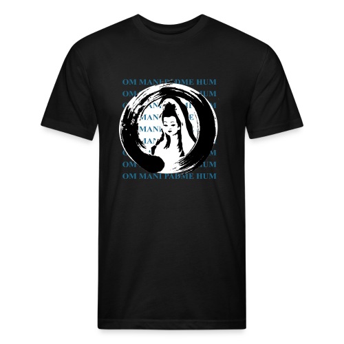 God of Compassion - Fitted Cotton/Poly T-Shirt by Next Level