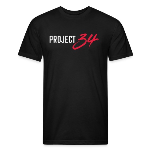 Project 34 - Rutgers - Fitted Cotton/Poly T-Shirt by Next Level