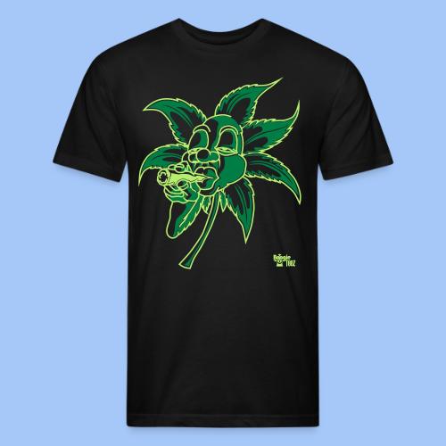 smoking leaf - Unisex Poly/Cotton T-Shirt