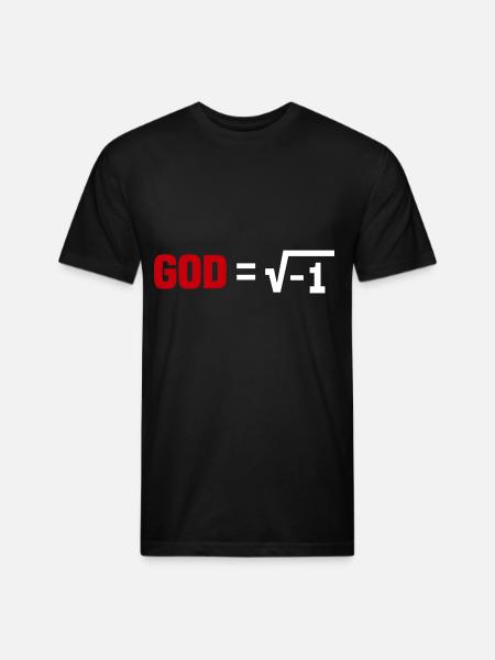 atheists - Unisex Poly/Cotton T-Shirt - black