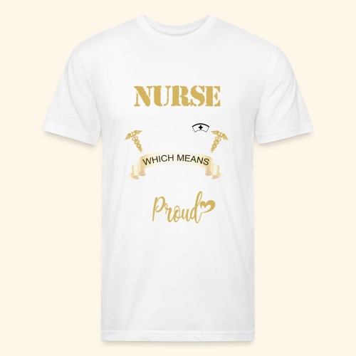 I'm a nurse and a mother - Men’s Fitted Poly/Cotton T-Shirt