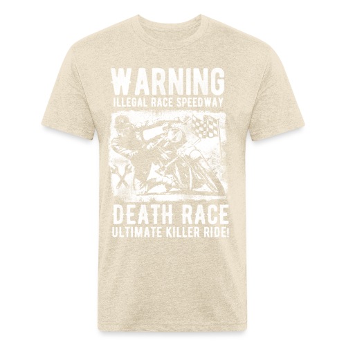 Motorcycle Death Race - Men’s Fitted Poly/Cotton T-Shirt
