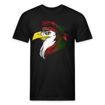 Kenya - Unisex Poly/Cotton T-Shirt - black - Front - Jose (178cm)