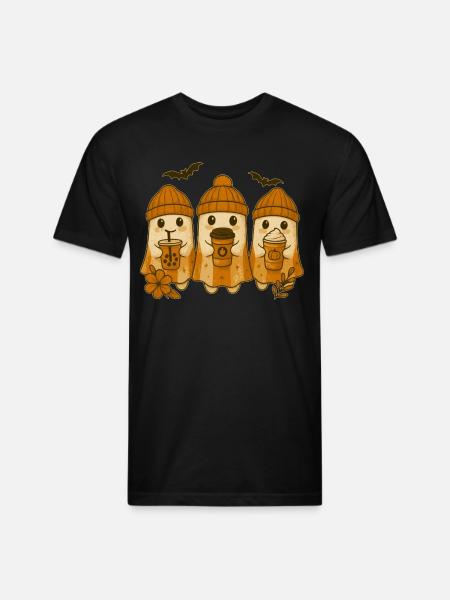 ghosts ghost - Unisex Poly/Cotton T-Shirt - black