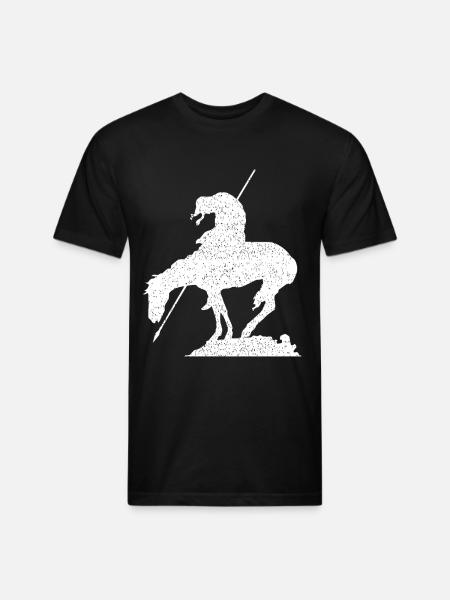 The horseman trail end - Unisex Poly/Cotton T-Shirt - black