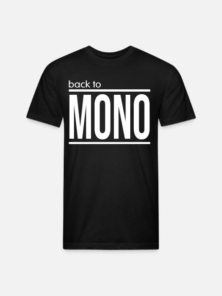 Back To Mono - Unisex Poly/Cotton T-Shirt - black