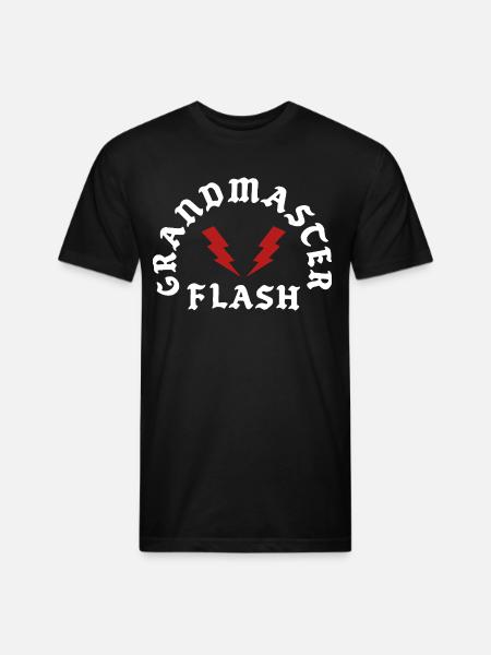Grandmaster Flash - Unisex Poly/Cotton T-Shirt - black