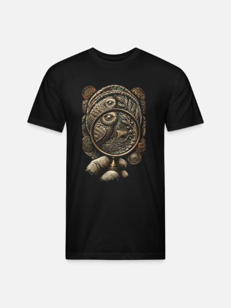 Coin collector Numismatist - Unisex Poly/Cotton T-Shirt - black