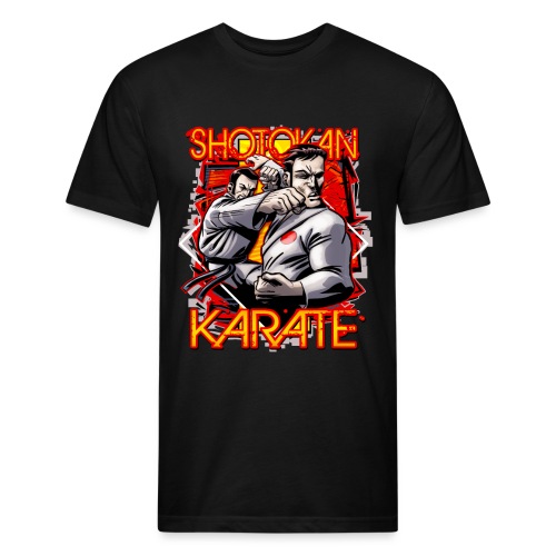 Shotokan Karate shirt - Men’s Fitted Poly/Cotton T-Shirt
