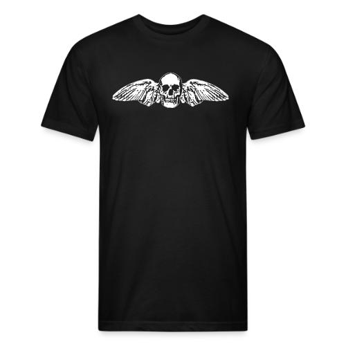 Skull + Wings - Unisex Poly/Cotton T-Shirt