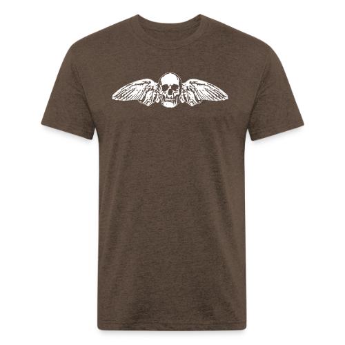 Skull + Wings - Unisex Poly/Cotton T-Shirt