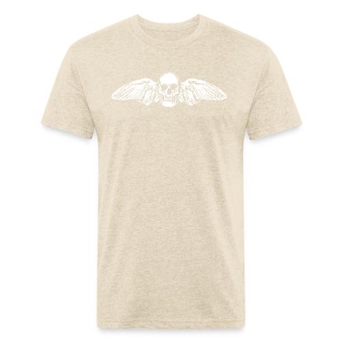 Skull + Wings - Unisex Poly/Cotton T-Shirt