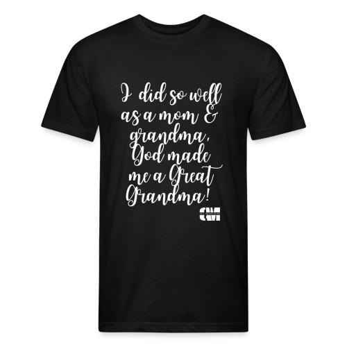 Great Grandma - Men’s Fitted Poly/Cotton T-Shirt
