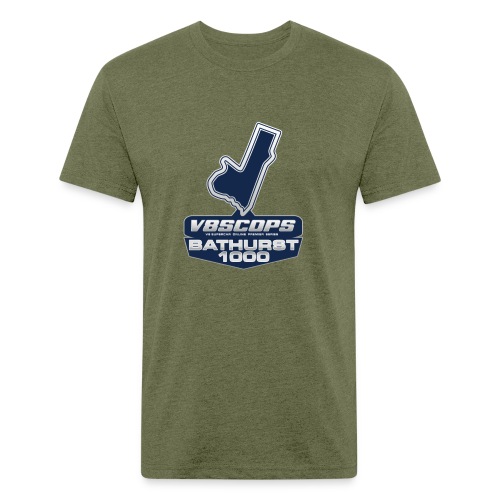 Bathurst Logo V1 - Men’s Fitted Poly/Cotton T-Shirt