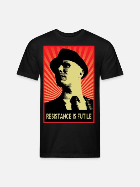 Observer Fringe - Unisex Poly/Cotton T-Shirt - black