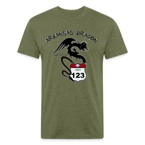 The Arkansas Dragon T-Shirt - Men’s Fitted Poly/Cotton T-Shirt