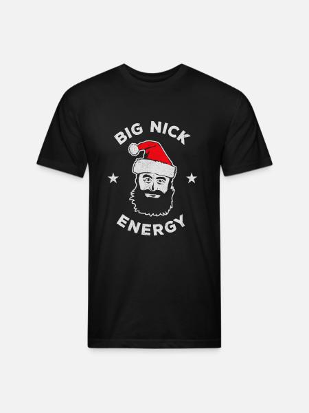 Big Nick Energy - Unisex Poly/Cotton T-Shirt - black