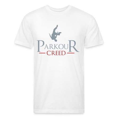 Parkour Creed - Men’s Fitted Poly/Cotton T-Shirt