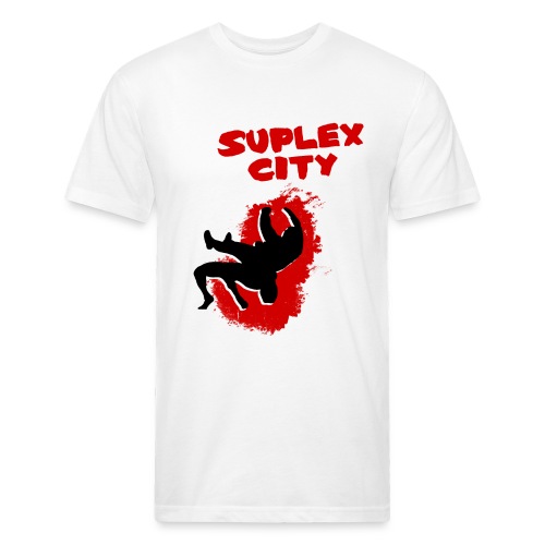 Suplex City (Womens) - Men’s Fitted Poly/Cotton T-Shirt