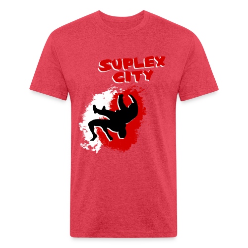 Suplex City (Womens) - Men’s Fitted Poly/Cotton T-Shirt
