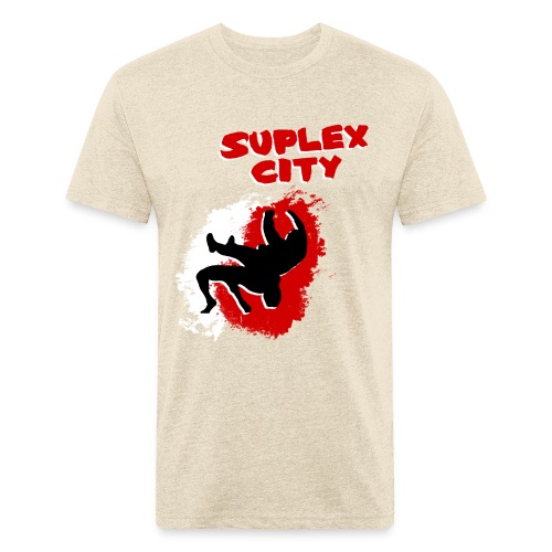 Suplex City (Womens) - Fitted Cotton/Poly T-Shirt by Next Level