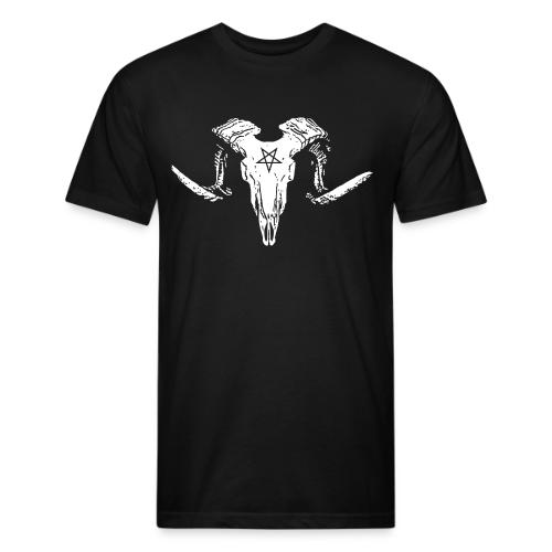 Goat Skull - Unisex Poly/Cotton T-Shirt