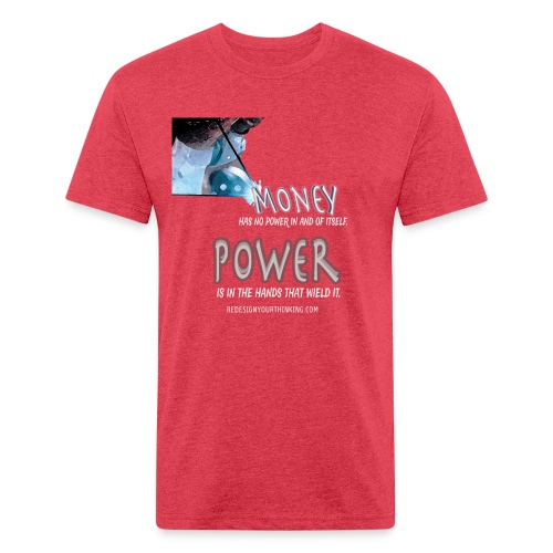 Power in Your Hands - Men’s Fitted Poly/Cotton T-Shirt