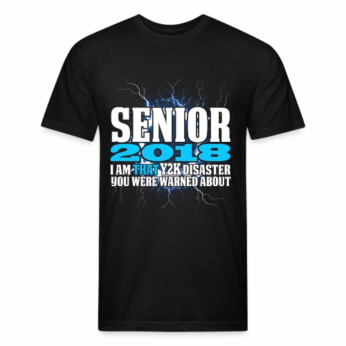 Senior 2018 Y2K - Men’s Fitted Poly/Cotton T-Shirt