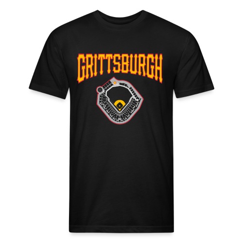 Grittsburgh (Pirates Bullpen) - Fitted Cotton/Poly T-Shirt by Next Level