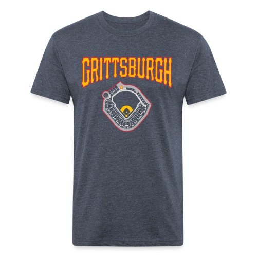 Grittsburgh (Pirates Bullpen) - Men’s Fitted Poly/Cotton T-Shirt