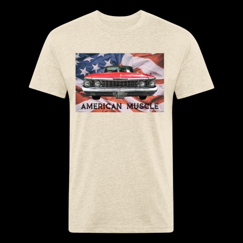 AMERICAN MUSCLE - Men’s Fitted Poly/Cotton T-Shirt