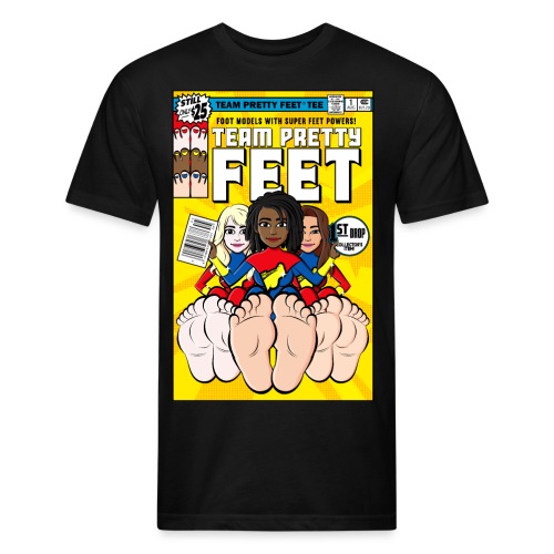 TEAM PRETTY FEET Comic Cover (Variant Edition 1) - Men’s Fitted Poly/Cotton T-Shirt