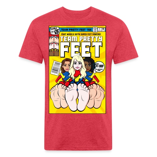 TEAM PRETTY FEET Comic Cover (Variant Edition 2) - Men’s Fitted Poly/Cotton T-Shirt