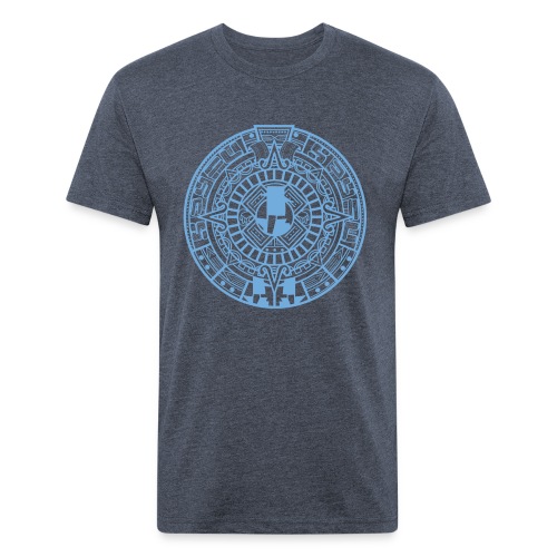 SpyFu Mayan - Men’s Fitted Poly/Cotton T-Shirt