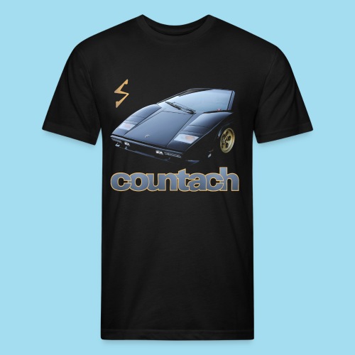 countach - Men’s Fitted Poly/Cotton T-Shirt