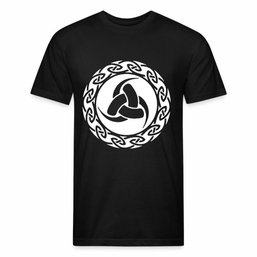Triskelion - The 3 Horns of Odin Gift Ideas - Men’s Fitted Poly/Cotton T-Shirt