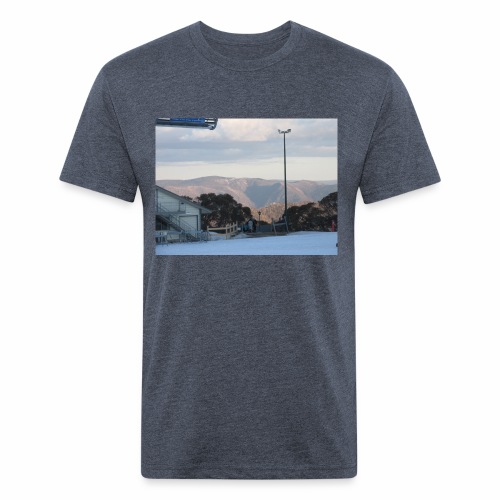 Mt Buller - Men’s Fitted Poly/Cotton T-Shirt