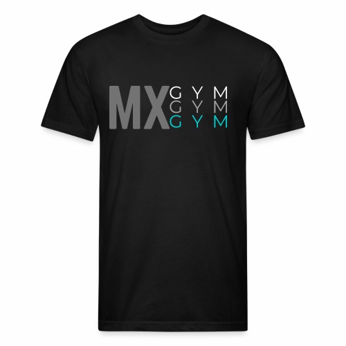 MX Gym Minimal Hat 3 - Men’s Fitted Poly/Cotton T-Shirt