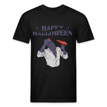 werewolf - Unisex Poly/Cotton T-Shirt - black - Front - Jose (178cm)