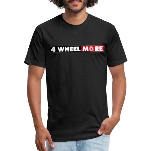 4 Wheel More Rectangle Logo - Unisex Poly/Cotton T-Shirt